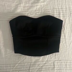 H&M Black crop top